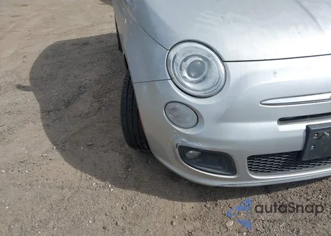 2012 Fiat 500 Sport from USA, damaged, VIN 3C3CFFBR9CT357635